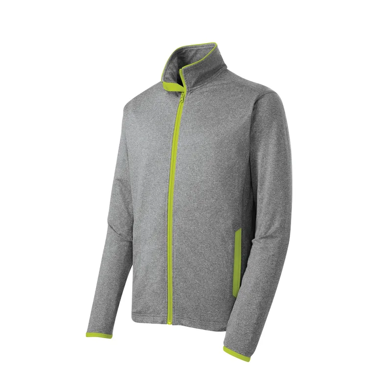 Sport-Tek® Sport-Wick® Stretch Contrast Full-Zip Jacket. view 7