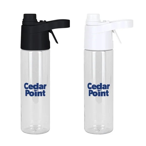 Spritzer 20 oz rPET Spray Water Bottle view 2
