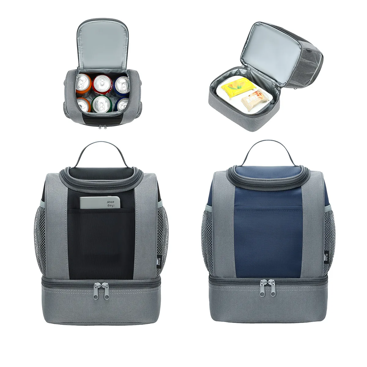 Americana RPET 2-Compartment Lunch Cooler Bag view 2