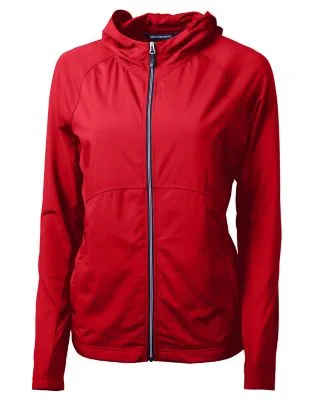 Cutter & Buck Adapt Eco Knit Hybrid Recycled Womens Full Zip Jacket view 4