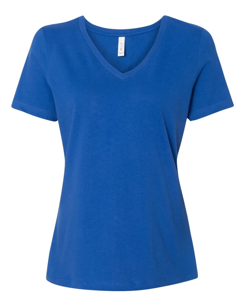 Bella+Canvas® Women's Relaxed Jersey V-Neck T-Shirt view 4