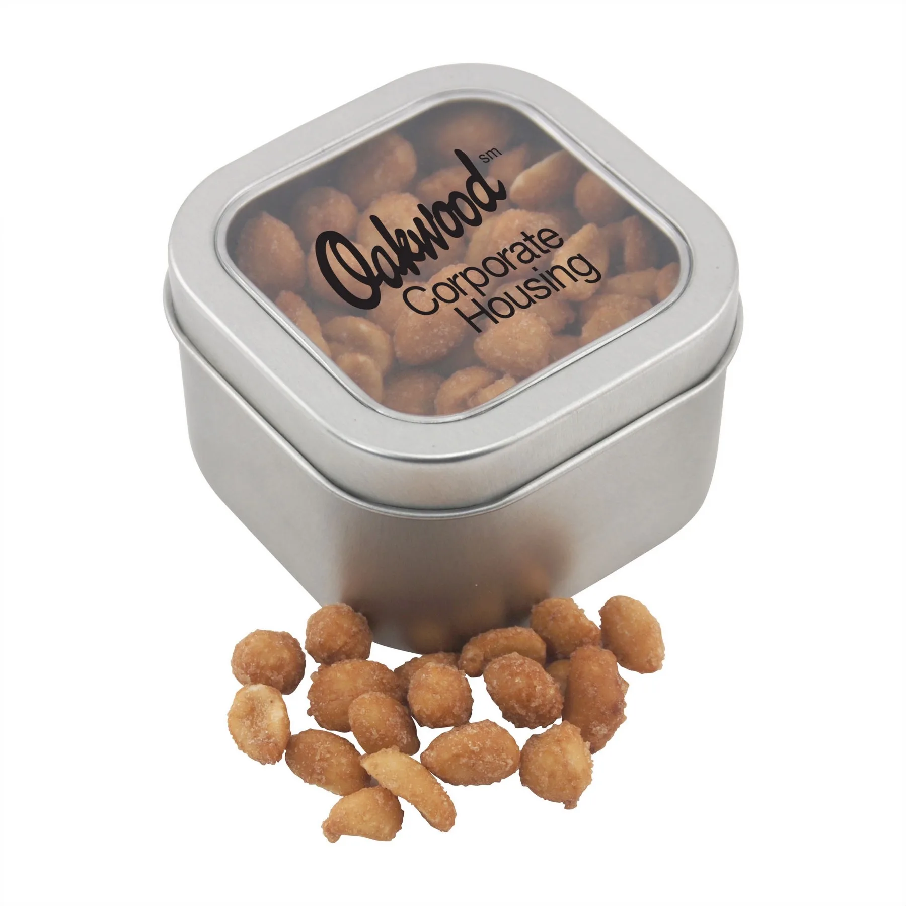 Window Tin w/Honey Roasted Peanuts