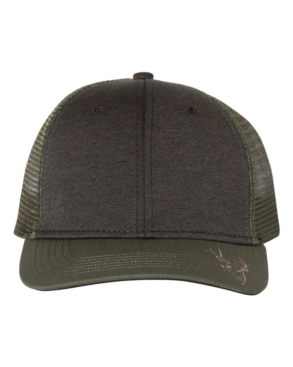 Heather Charcoal Gray/Fatigue Green