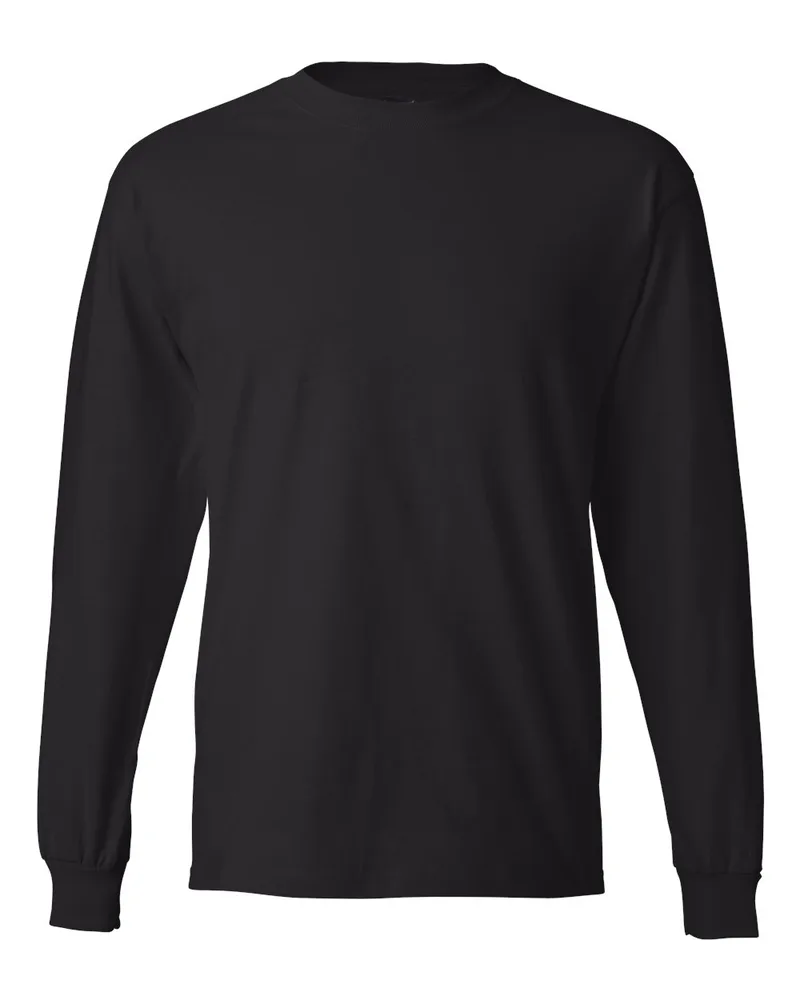 Hanes® Unisex Beefy-T® Long Sleeve T-Shirt view 5