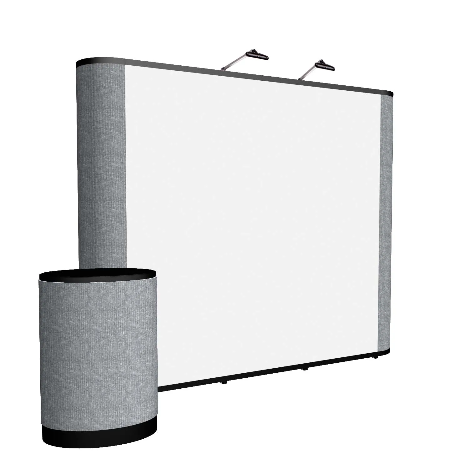 10' Straight Show 'N Rise Floor Kit (Mural w/ Fabric Ends) view 2