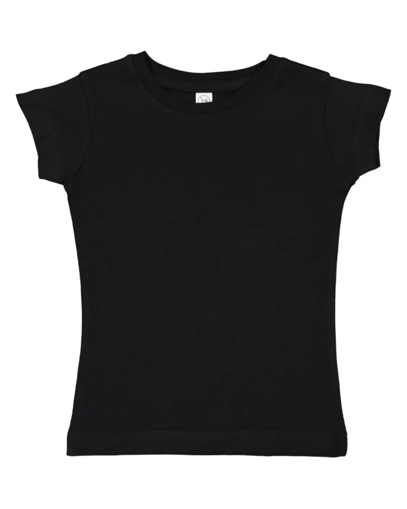 Rabbit Skins Toddler Girls' Fine Jersey T-Shirt