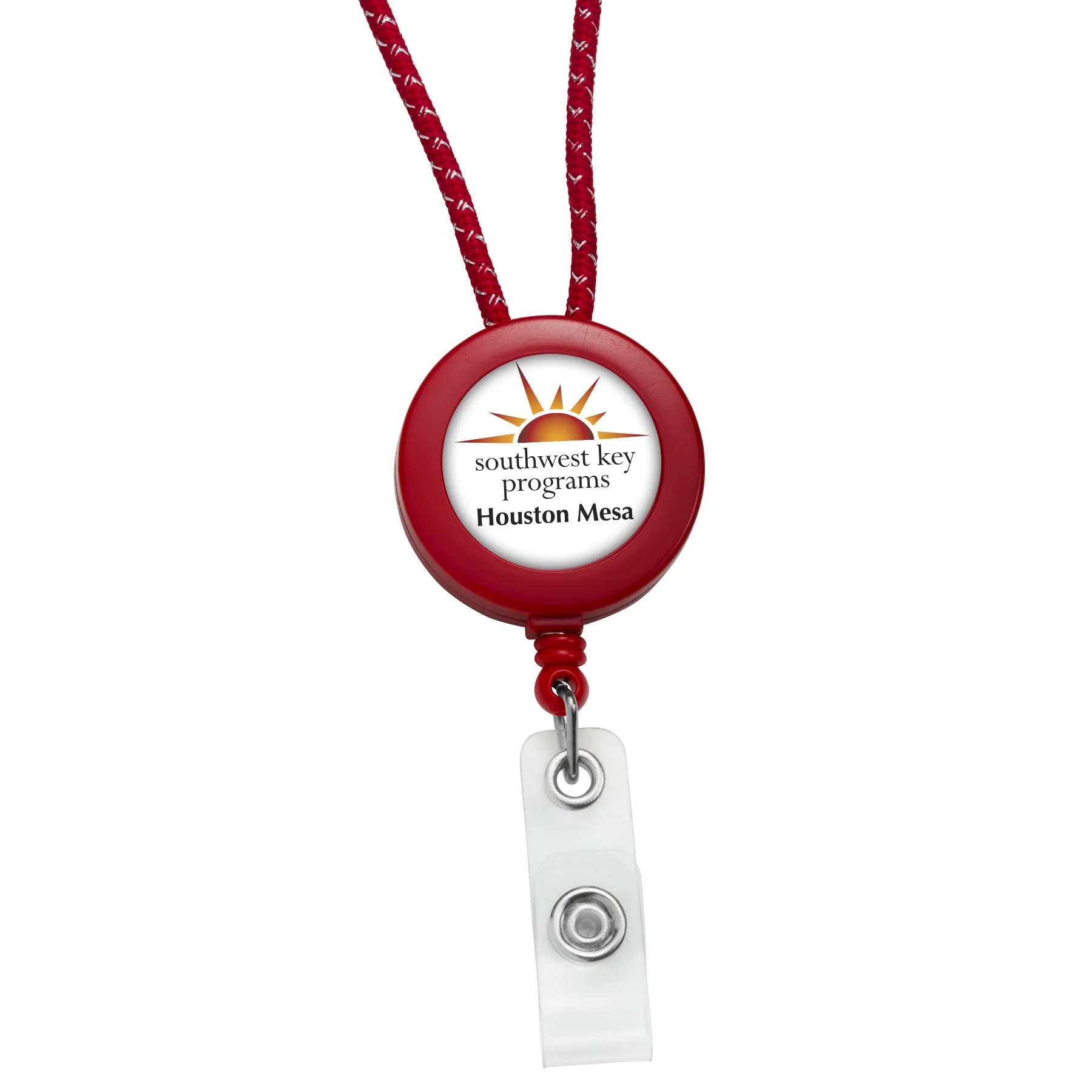 Roped Lanyard Badge Reel view 5