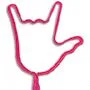 Hand Love Sign Inkbend Standard, Bent Pen