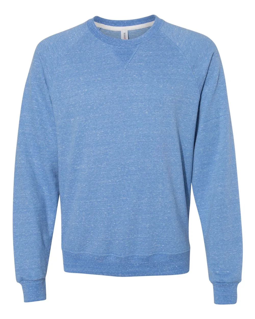Jerzees® Snow Heather French Terry Crewneck Sweatshirt view 7