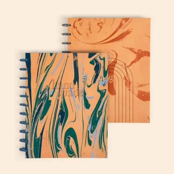 Disc Journal - Large - Marbled Leather