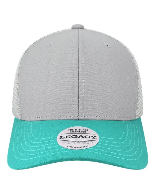 LEGACY® Mid-Pro Snapback Trucker Cap