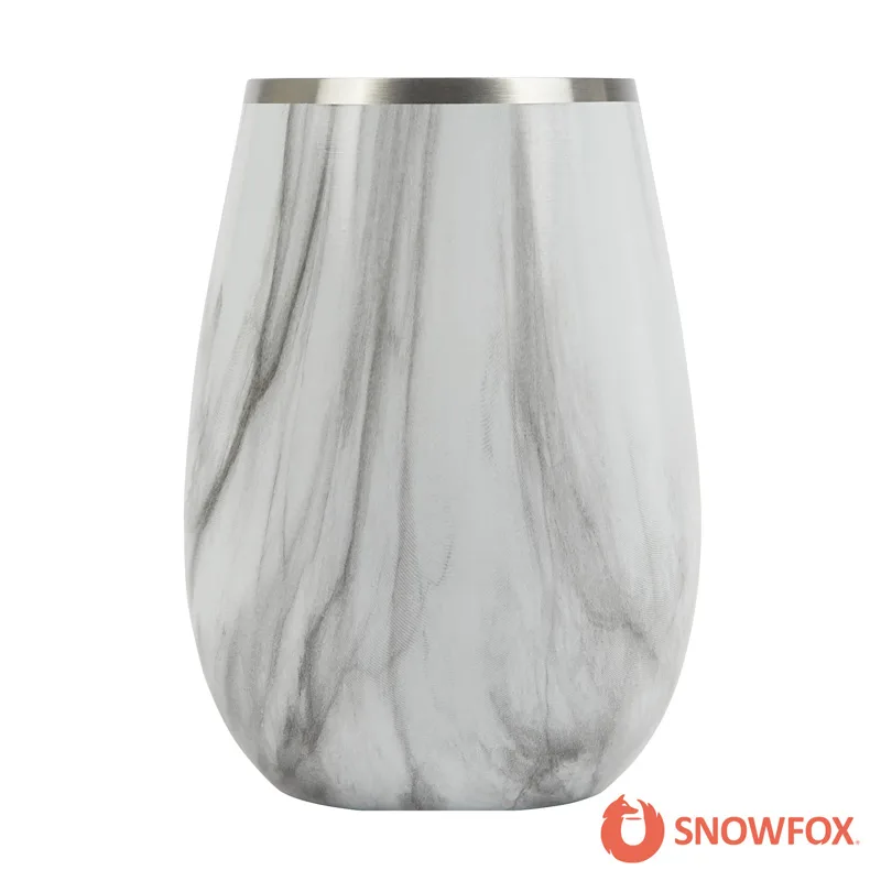 Snowfox 8 oz. Vacuum Insulated Sauvignon Blanc Wine Glass view 2