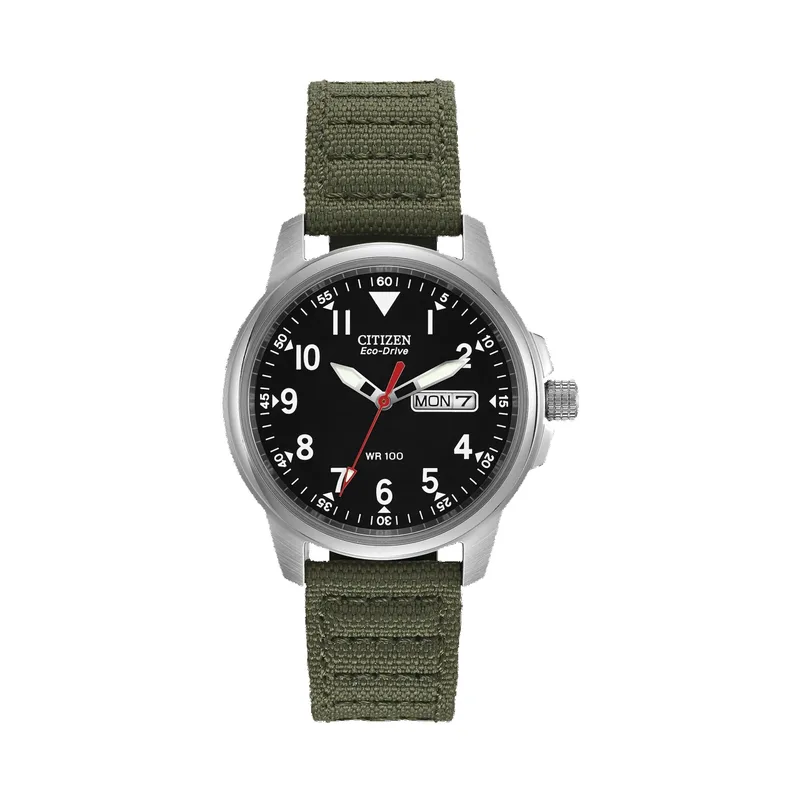 Citizen Men's Garrison Green Strap Watch