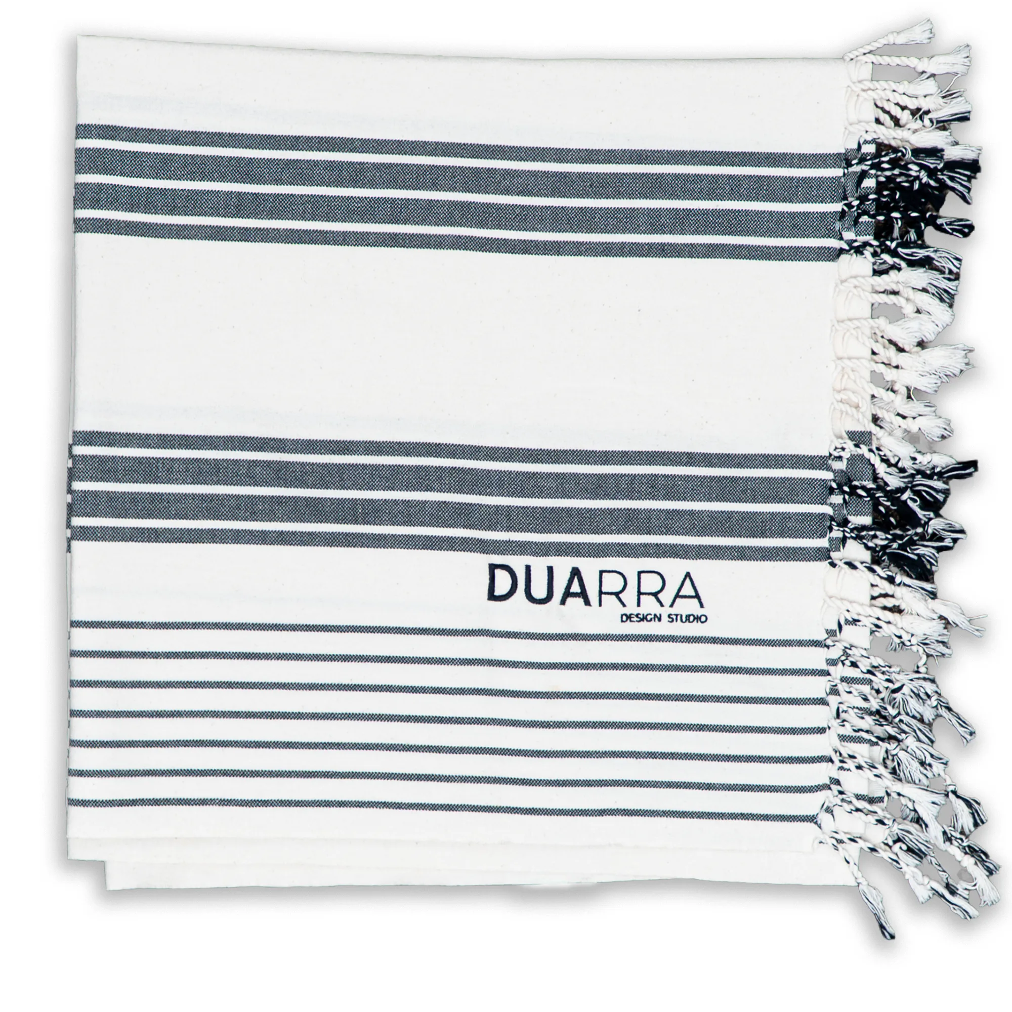 Ivory Shore Multi-Stripe Pesh (Embroidered)