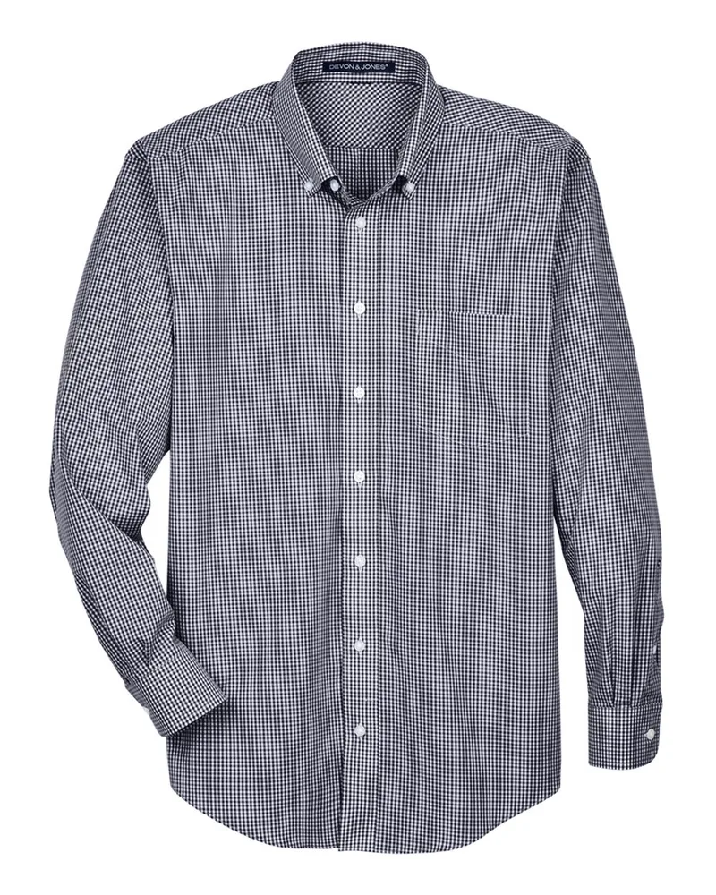 Navy Blue Gingham Lifestyle View