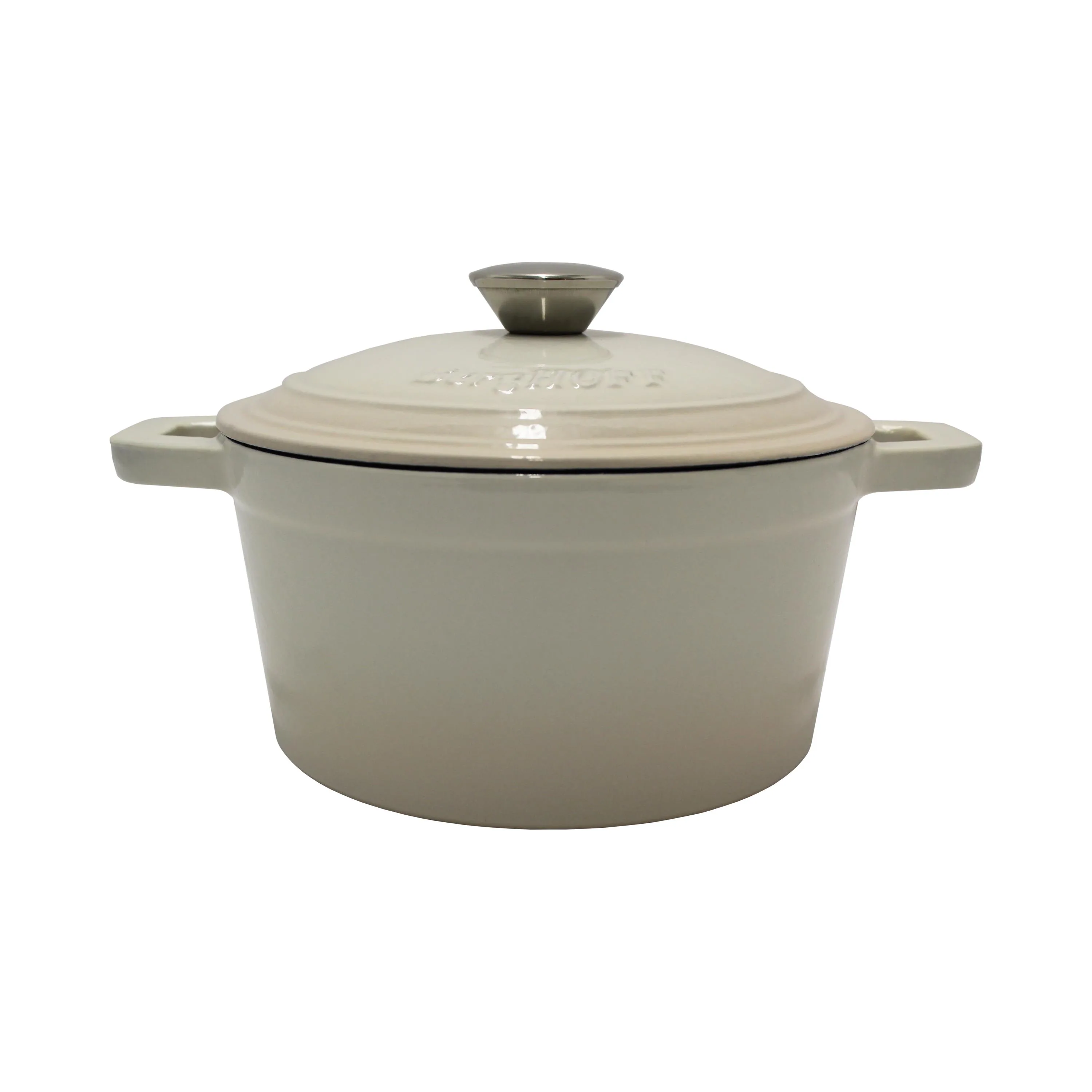 BergHoff® Neo 3Qt Cast Iron Cov Dutch Oven Meringue