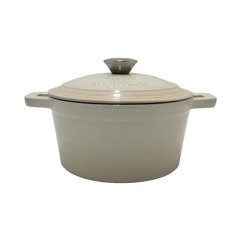 BergHoff® Neo 3Qt Cast Iron Cov Dutch Oven Meringue