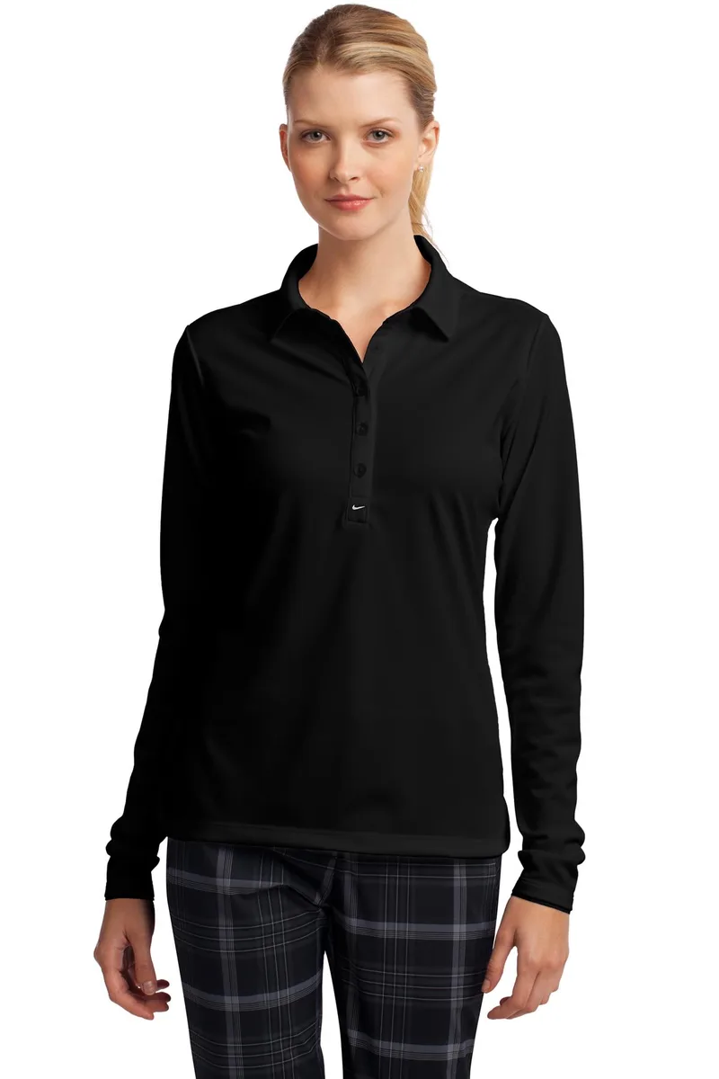 Nike Women's Long Sleeve Dri-FIT Stretch Tech Polo.