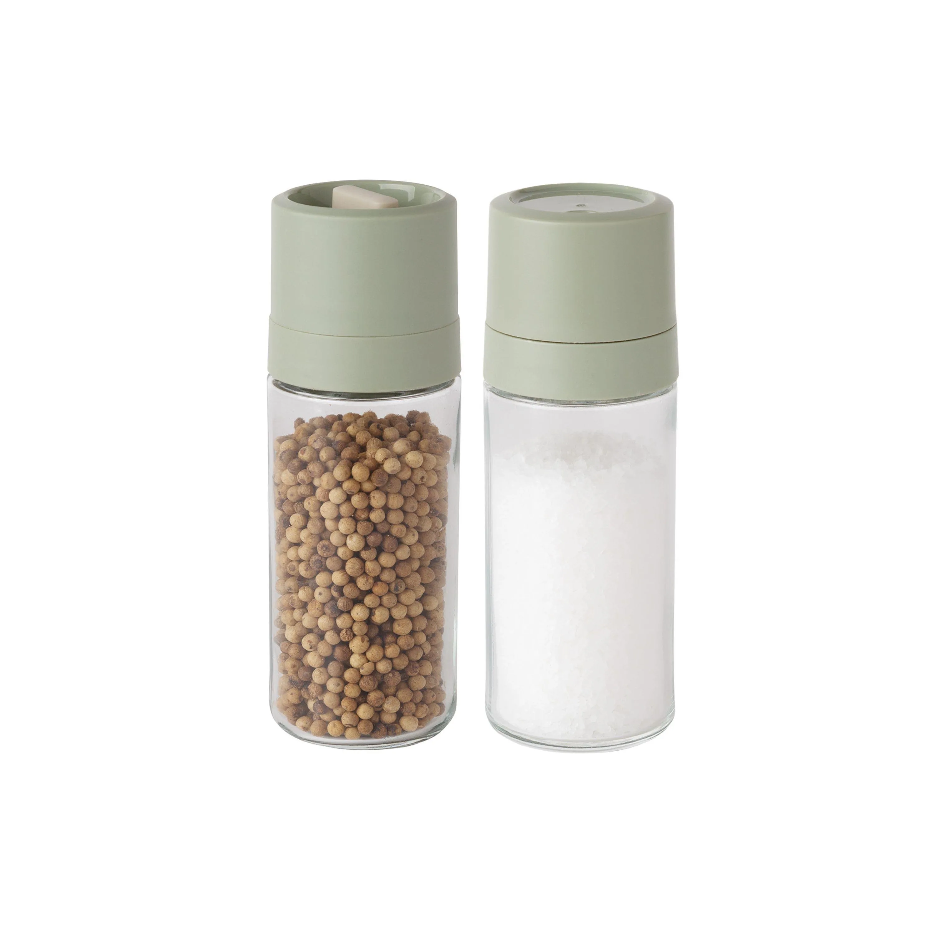 BergHoff Leo Balance Glass 2Pc Cov Grinder And Shaker Set, Recycled