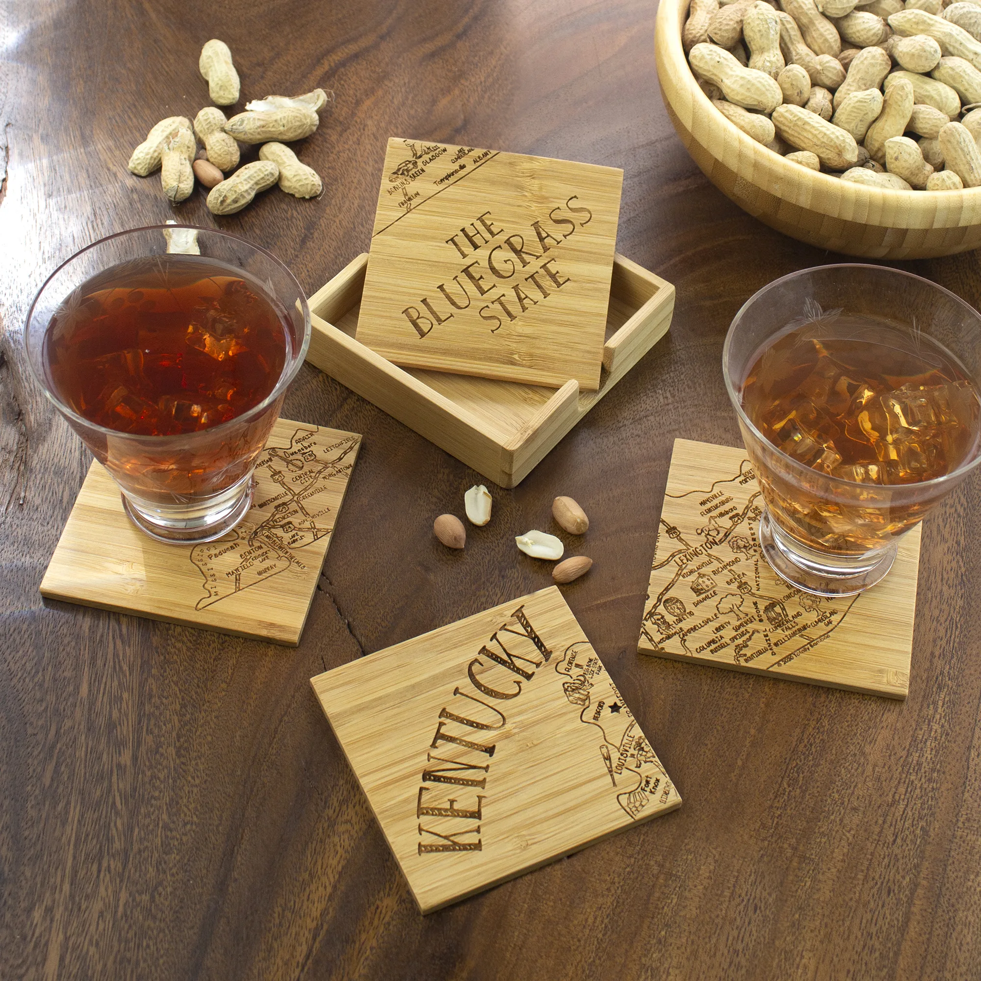Kentucky Puzzle Coaster Set view 6