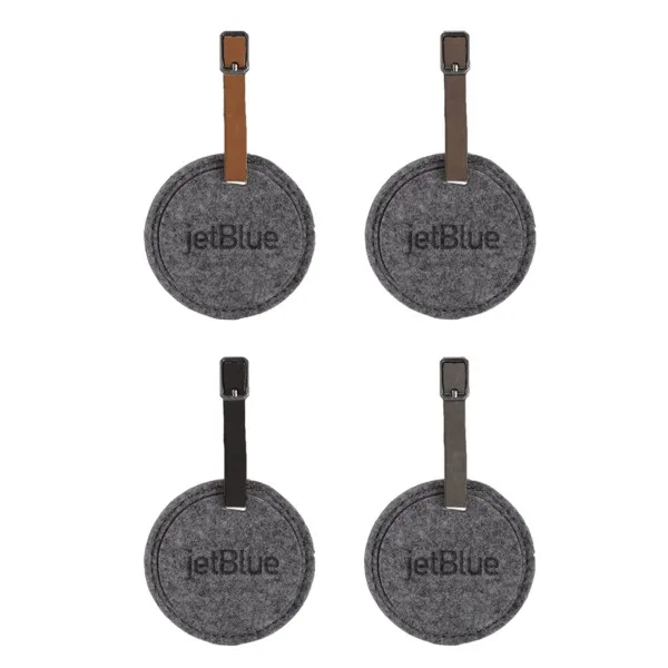 Juniper Felt Round Luggage Tag view 5