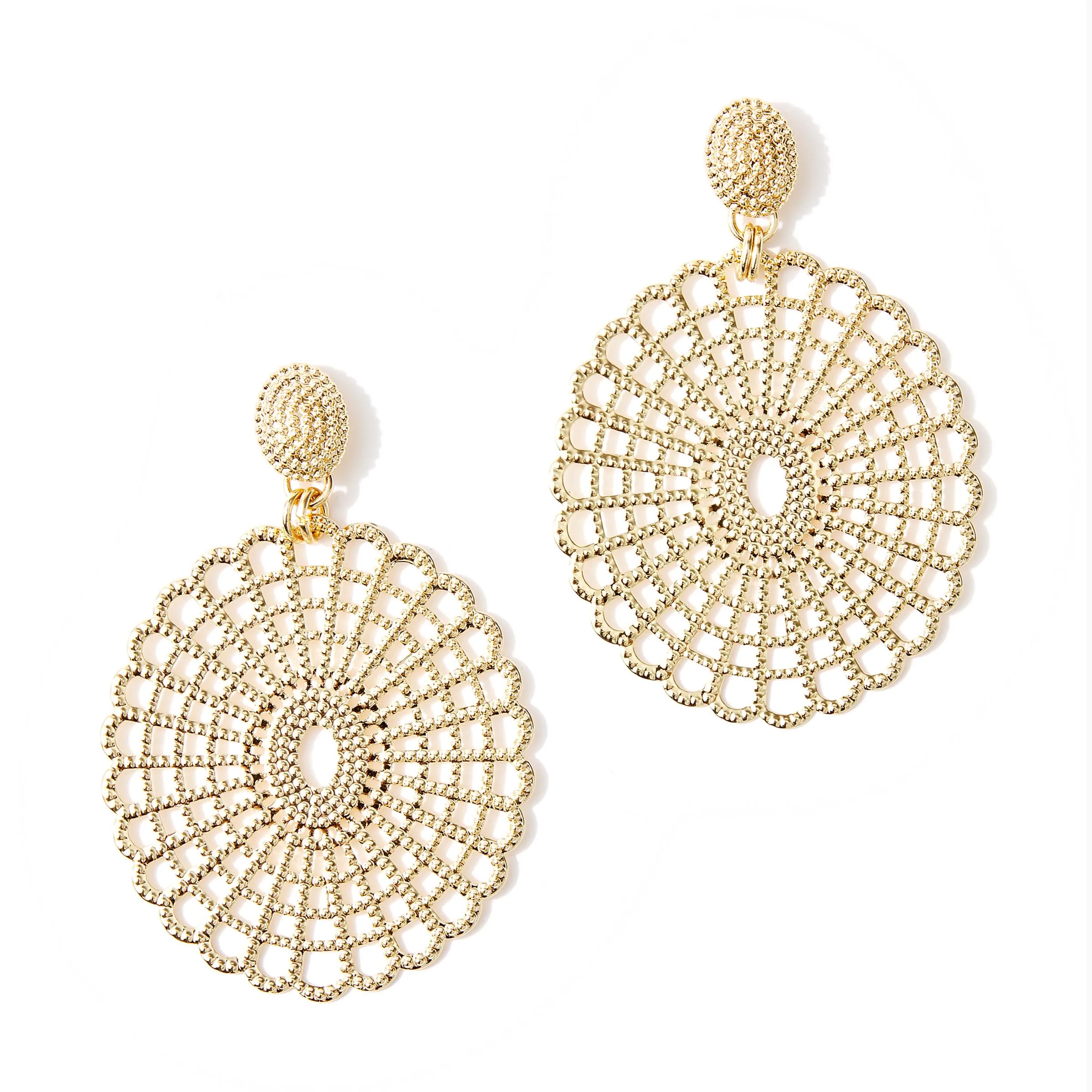 Lilly Pulitzer Lilly Lacy Statement Earrings - Gold