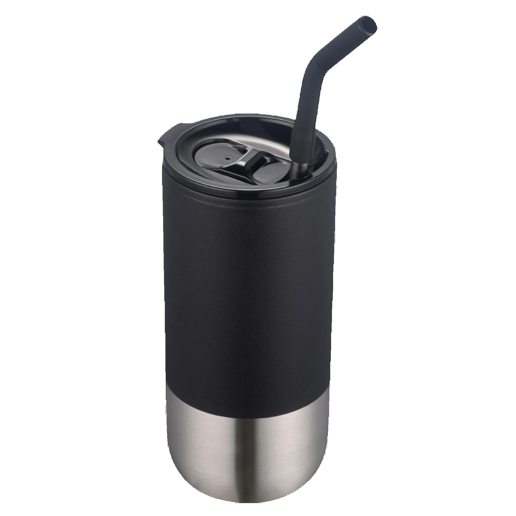 16 Oz. Double Wall Tumbler w/Straw view 2