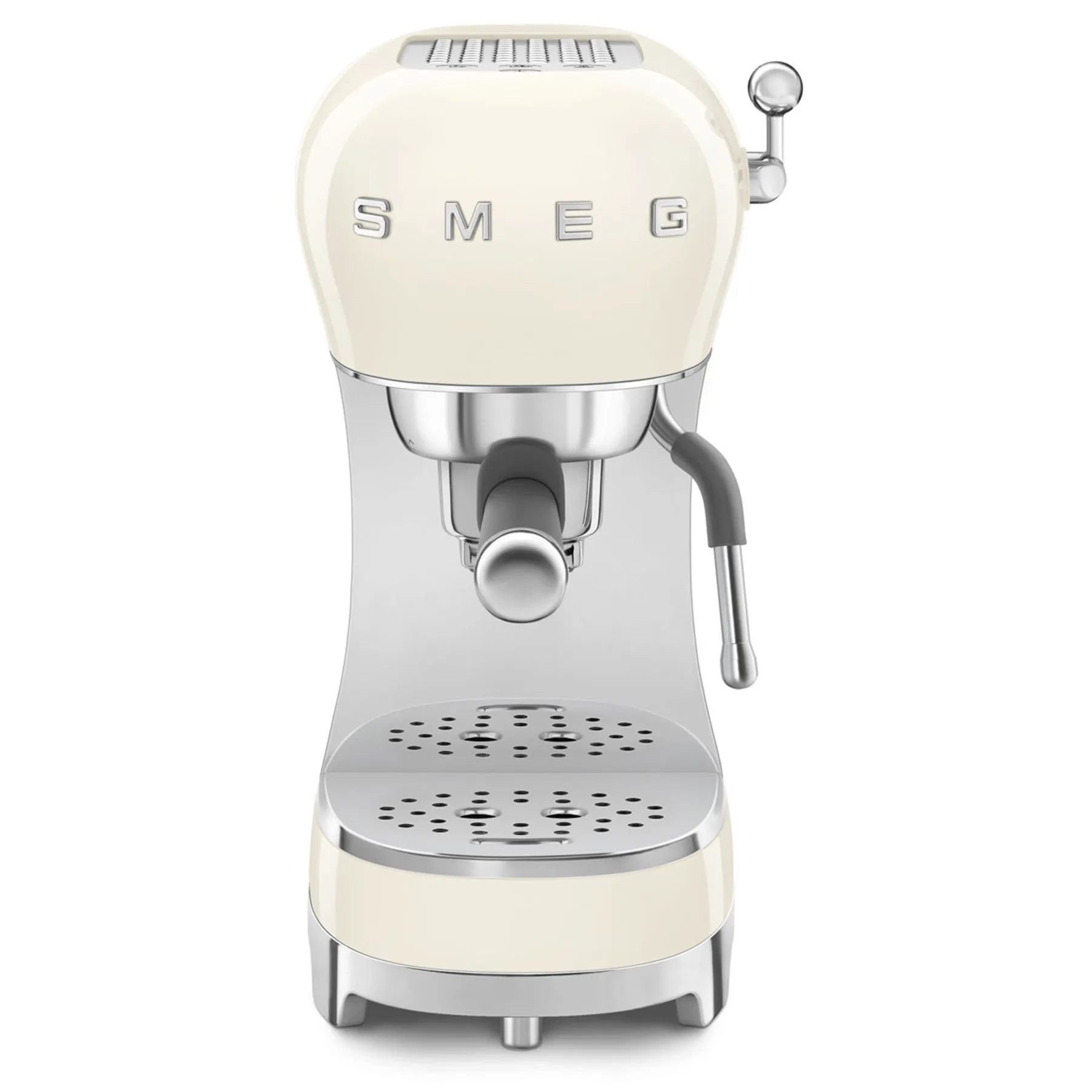 SMEG Espresso Coffee Machine - Cream Glossy