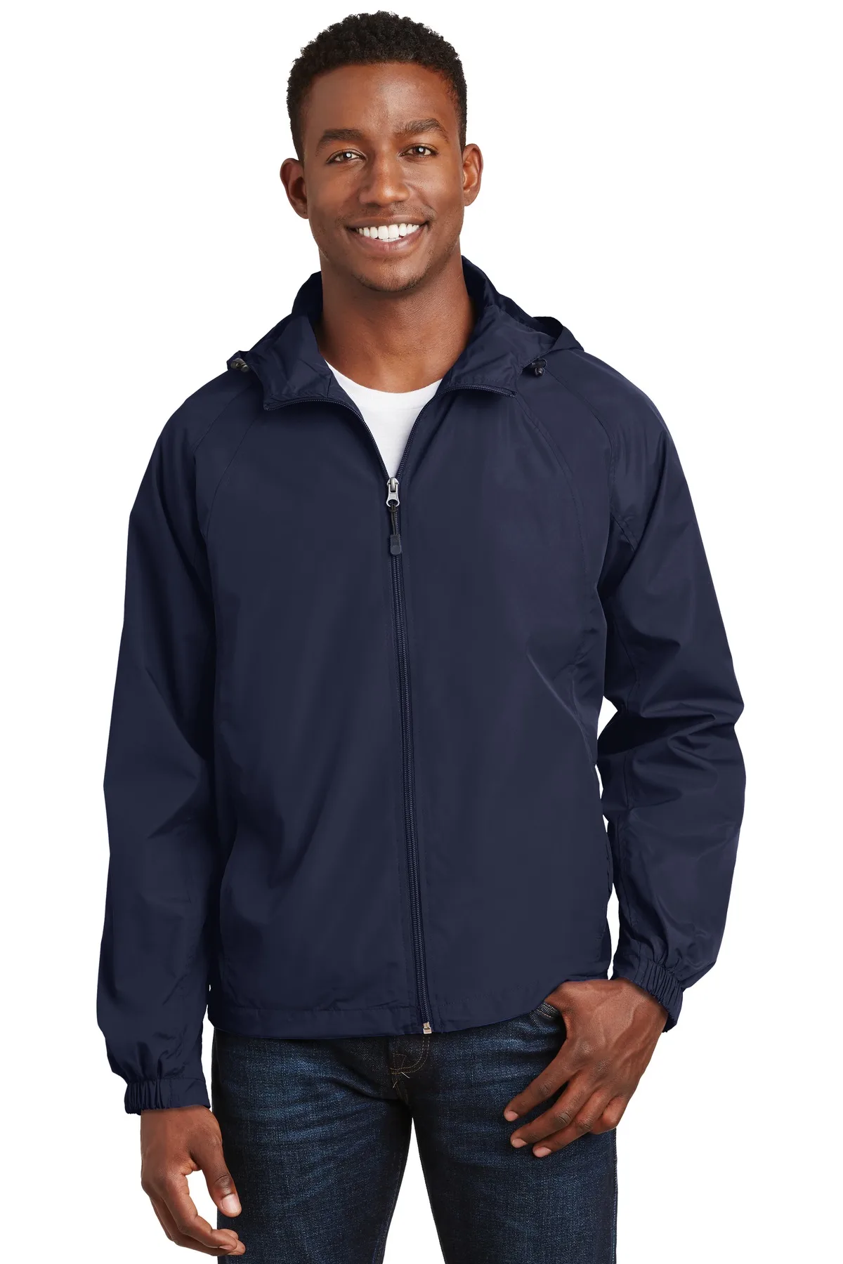 Sport-Tek® Hooded Raglan Jacket. view 4