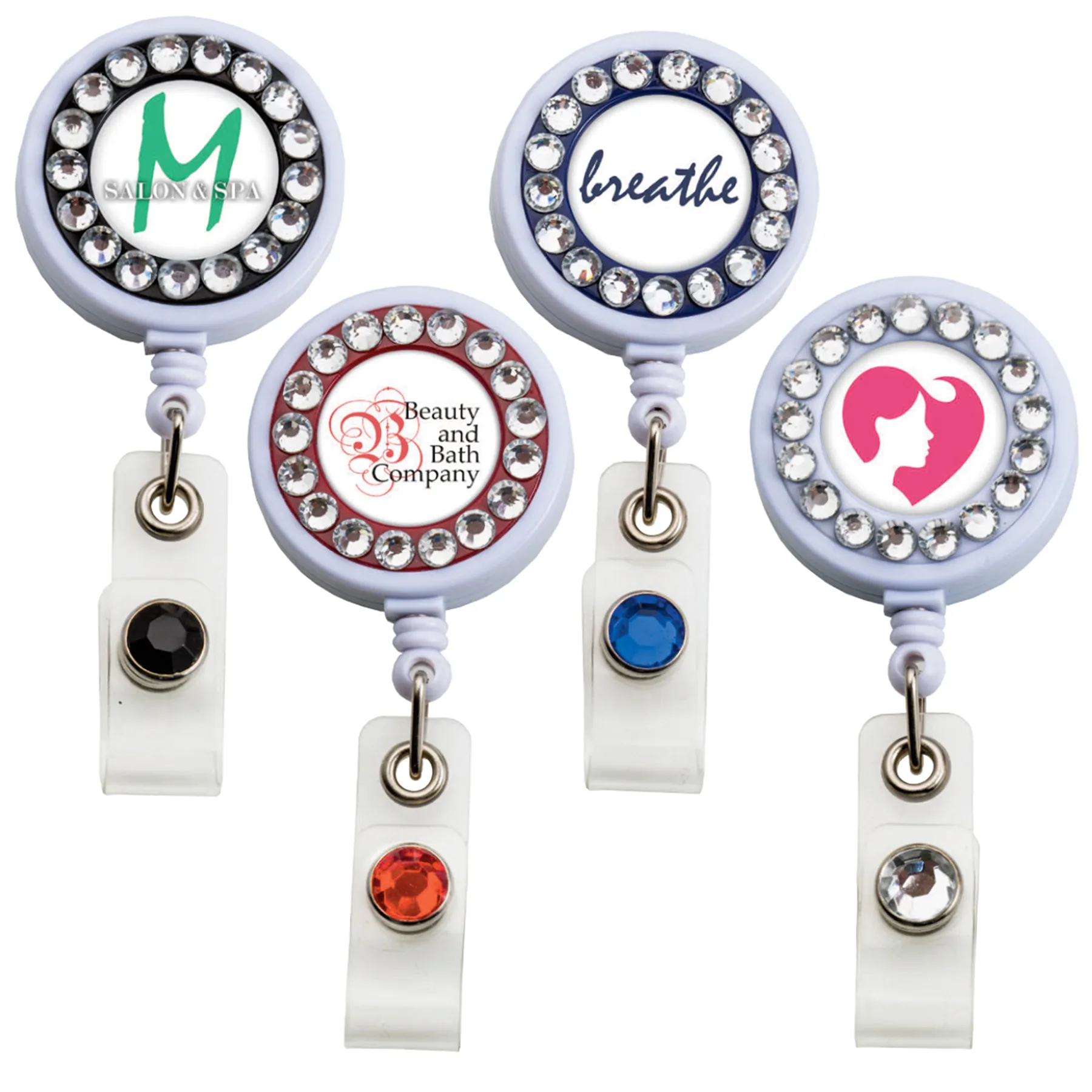 Bling Ring Retractable Badge Reel