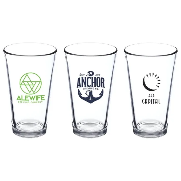 Thirsty 16 oz Pint Glasses view 2