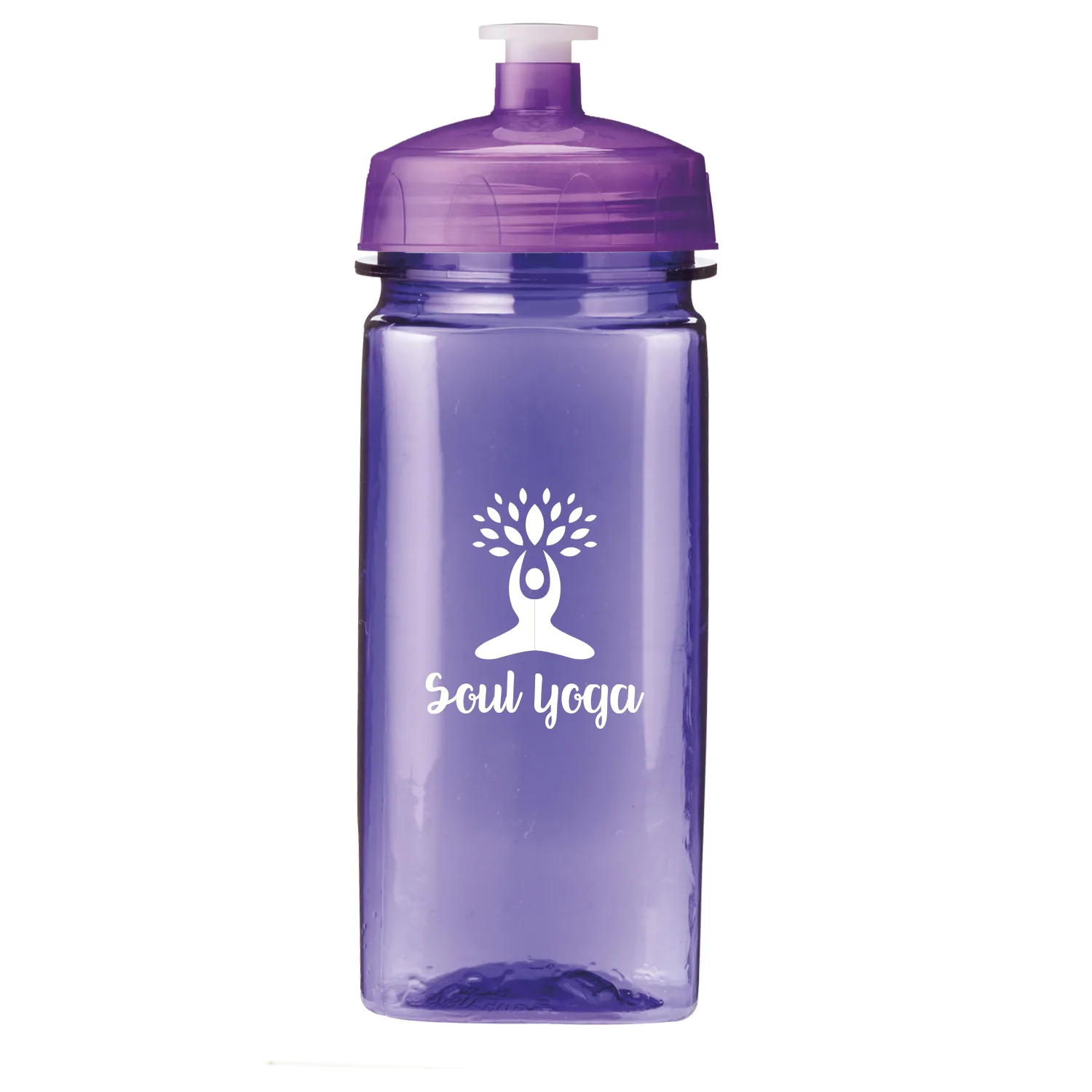 16 Oz. PolySure™ Squared Up Sports Water Bottle