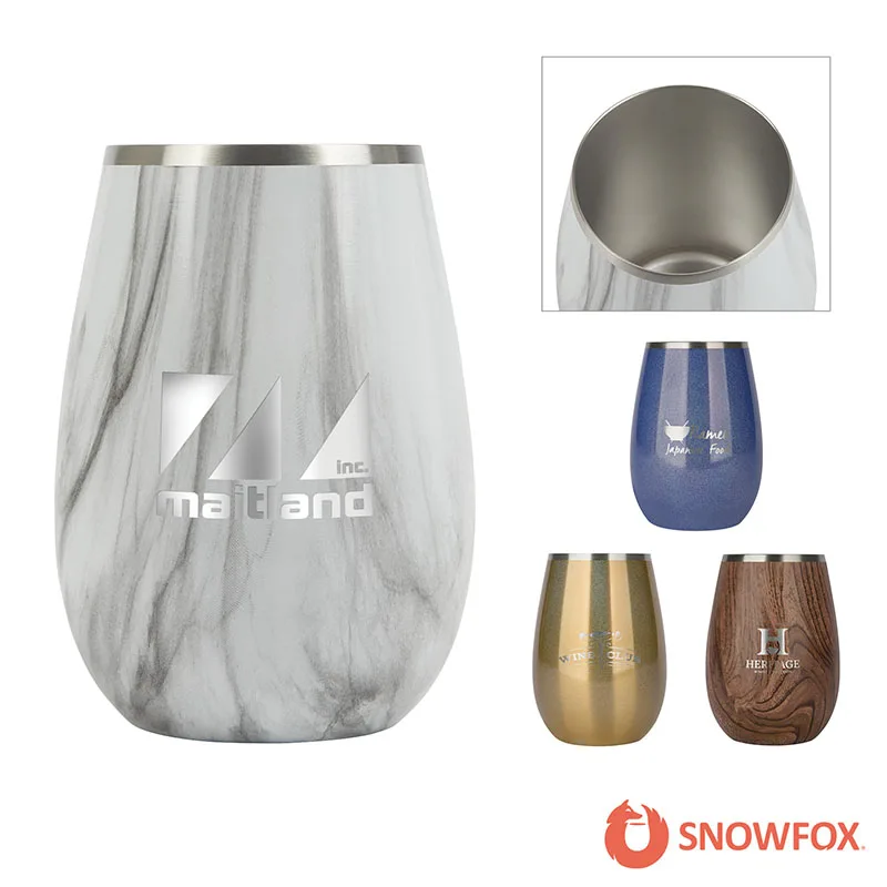Snowfox 8 oz. Vacuum Insulated Sauvignon Blanc Wine Glass