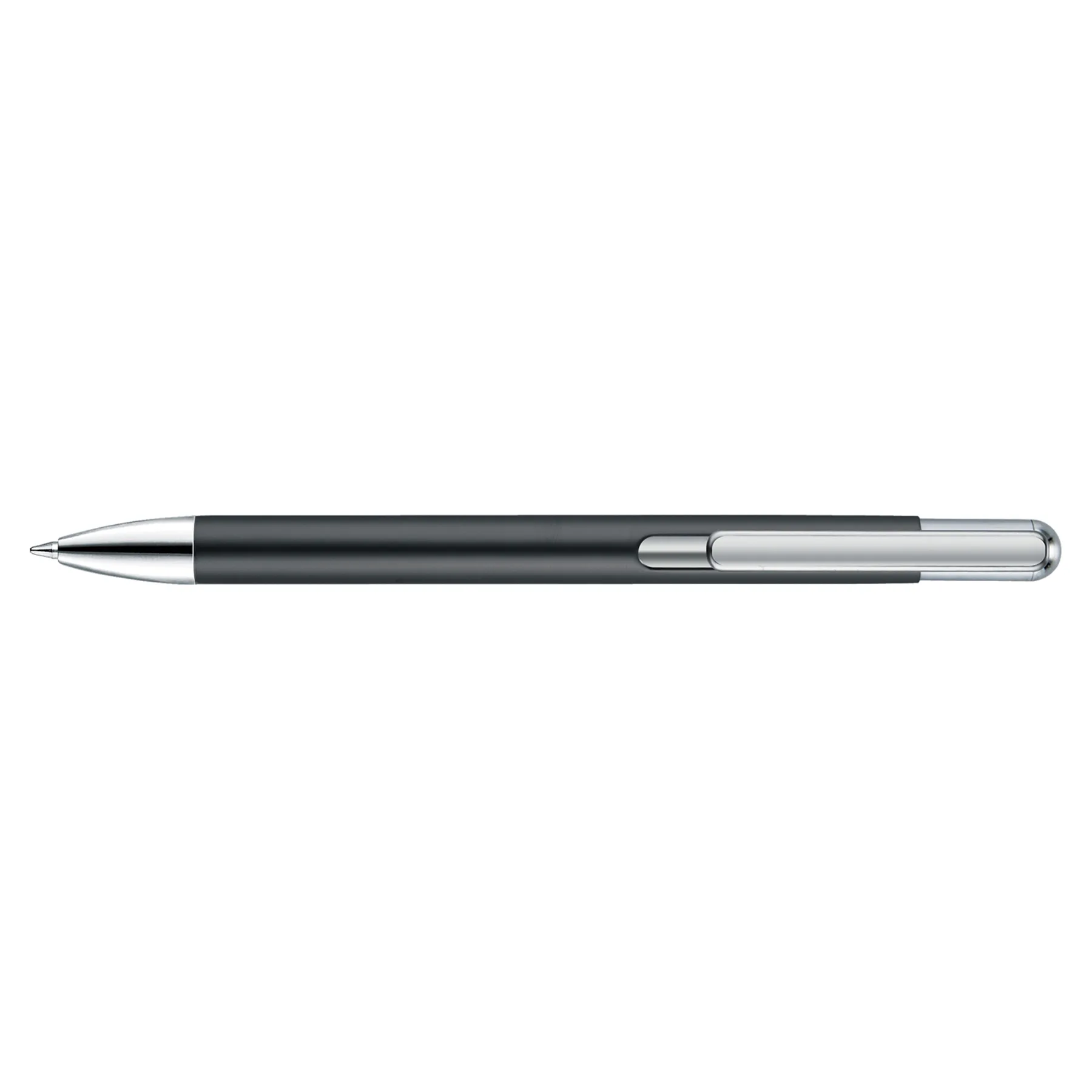Black/Silver Blank Front View