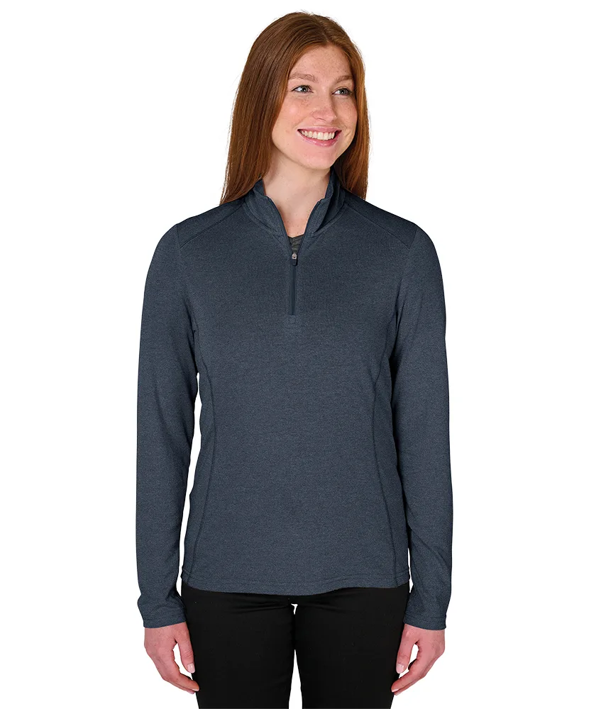 Women's Vista Tri-Blend Quarter Zip view 3