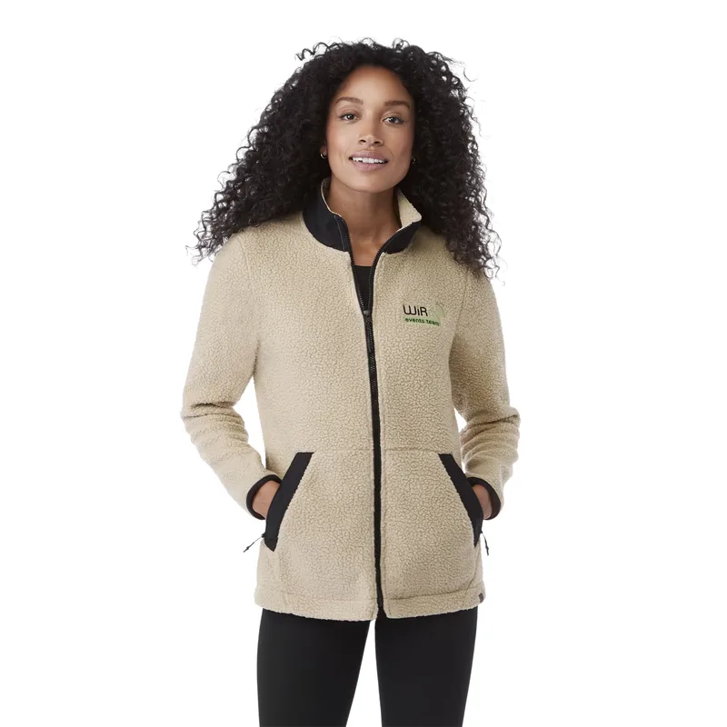 Women's KAHUZI Eco Full Zip Sherpa Fleece Jacket
