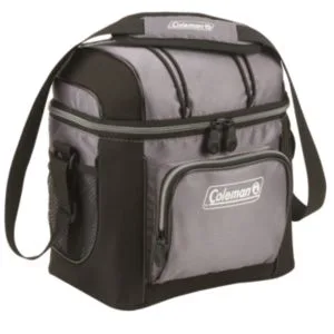 Newell Brands Distribution LLC Coleman 9-Can Soft-Sided Cooler w/Plastic Liner - Gray