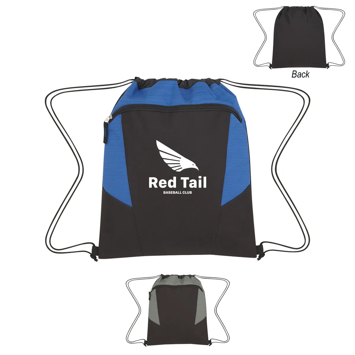 Tahoe Heathered Drawstring Backpack view 2