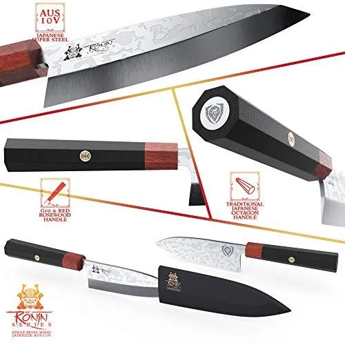 Dalstrong Deba Knife - 6" Single Bevel Blade - Ronin Series
