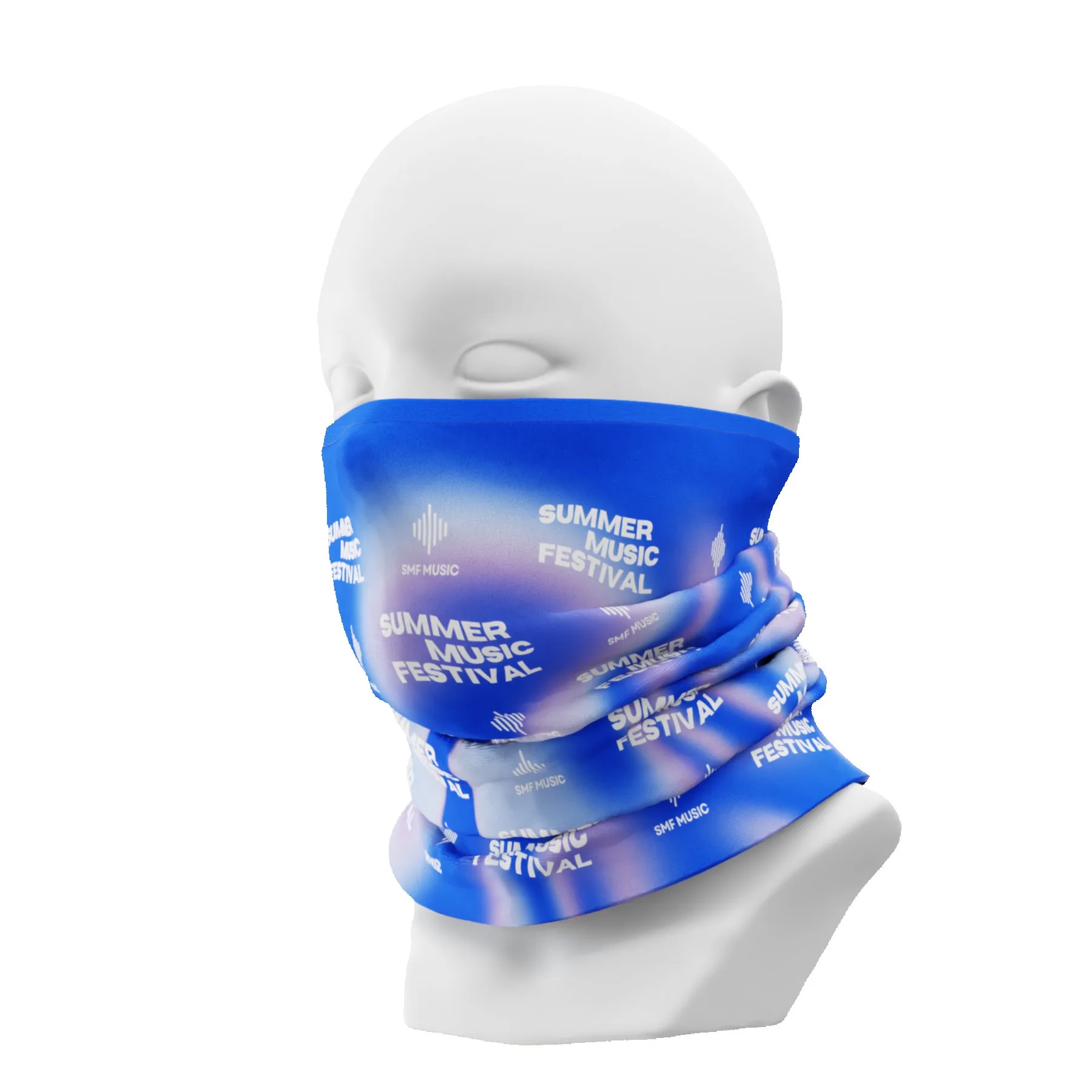 Bammie – Full Color Antimicrobial Multi-Use Headwear (9.5"x14)