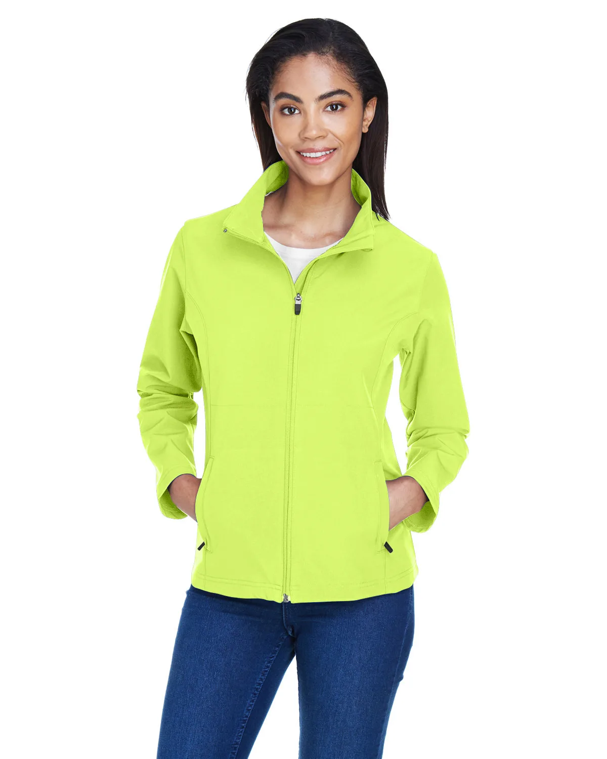 Team 365 Women's Leader Soft Shell Jacket view 2