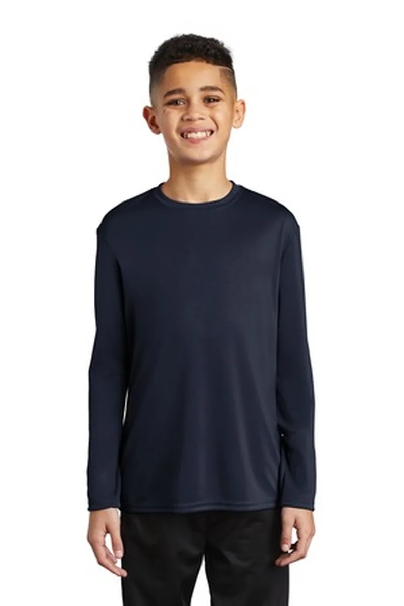 Port & Co™ Youth Long Sleeve Performance Tee