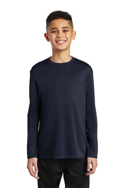 Port & Co™ Youth Long Sleeve Performance Tee