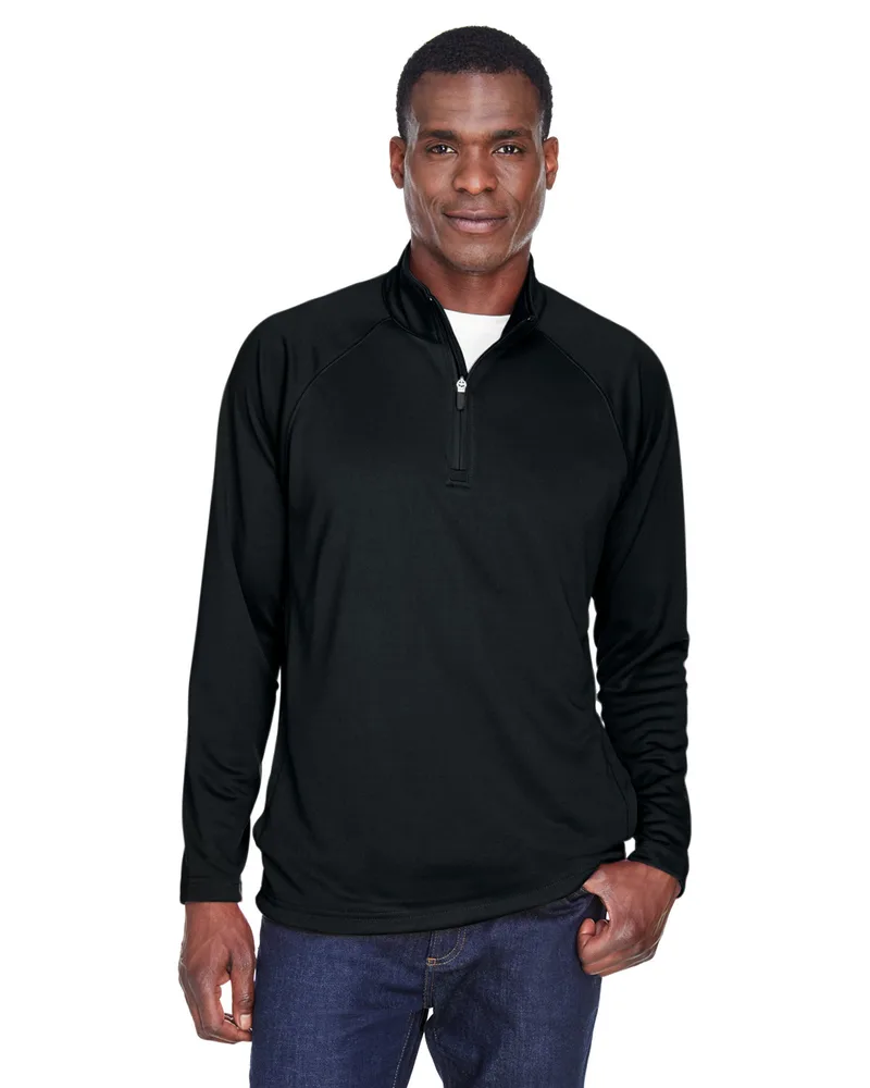 Devon and Jones® Men's Stretch Tech-Shell® Compass Quarter-Zip Pullover Sweater