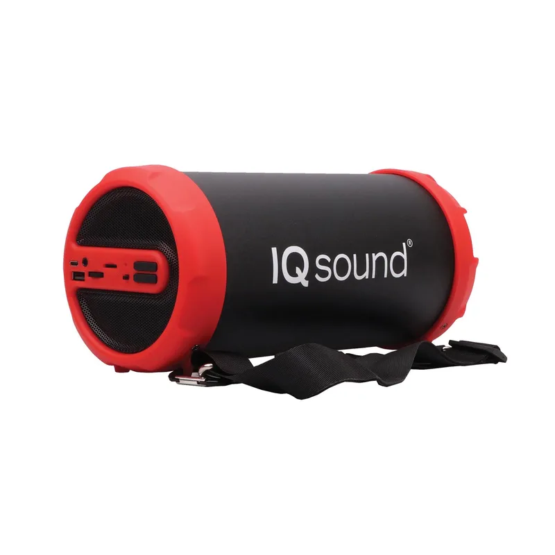 Supersonic Portable Bluetooth Hi-Fi Rechargeable Speaker Red