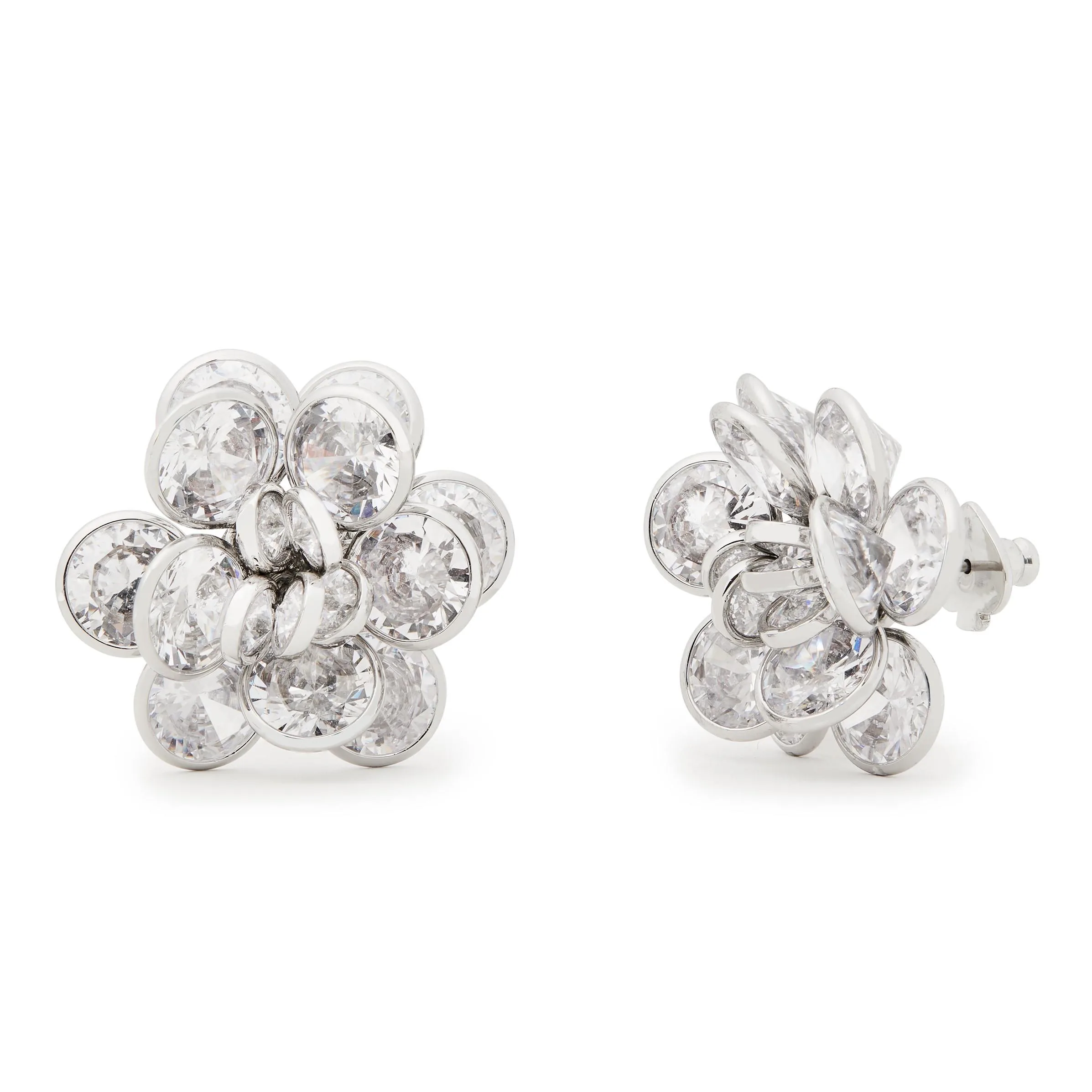 kate spade new york Jeweled Rosette Studs - Clear