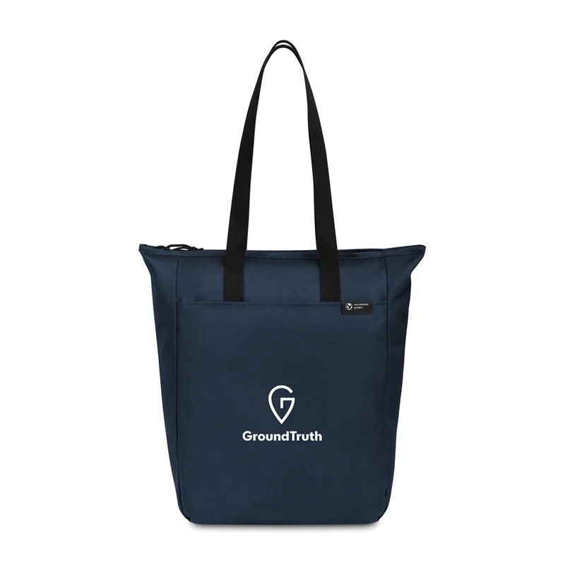 Renew AWARE™ rPET Zippered Tote - Navy