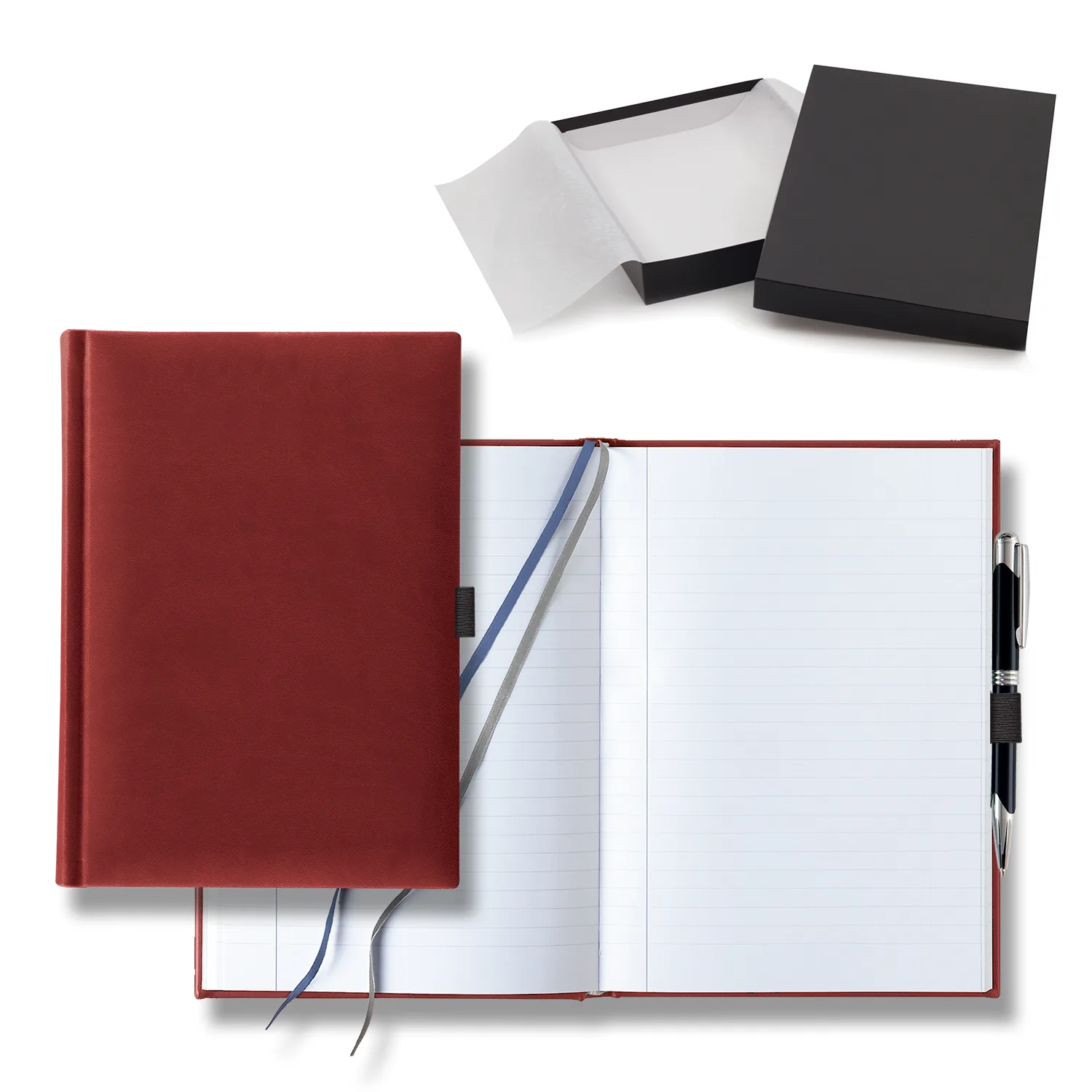 Castelli Tucson Grande Lined White Page Journal Gift Set view 2