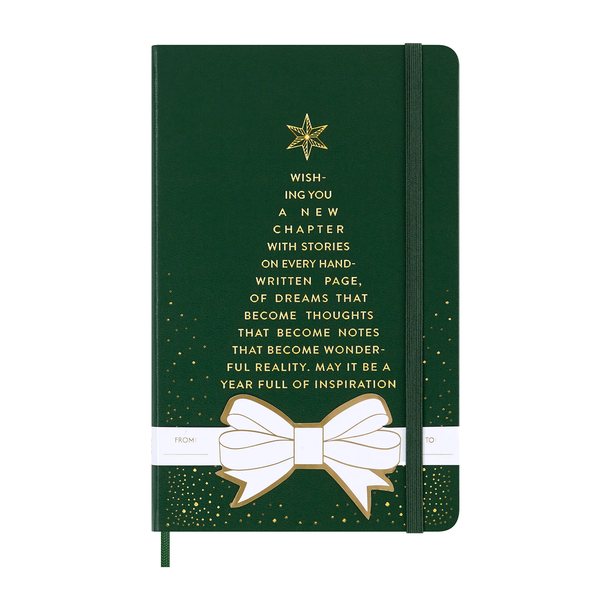 Moleskine® Hard Cover Holiday Notebook Gift Set - Myrtle Green