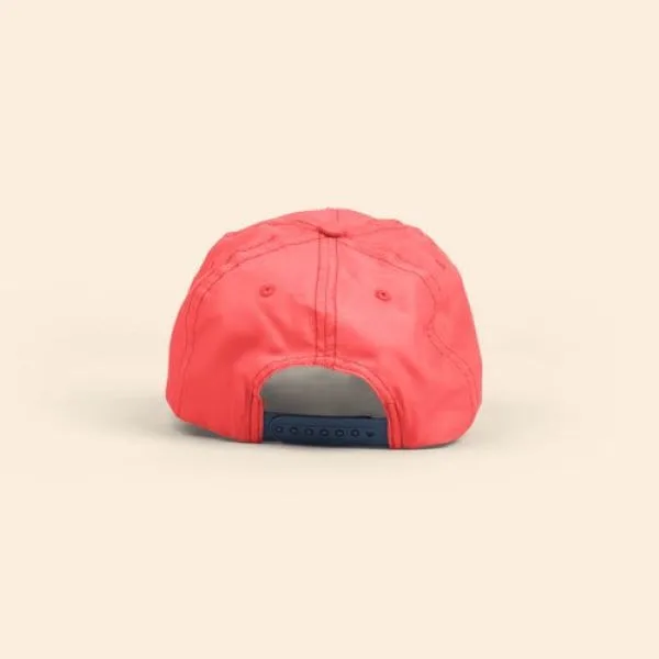 5-Panel Hat - Curved Brim - Unstructured - Poly Twill view 2